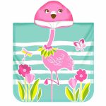 Handtuch - Flamingo - türkis