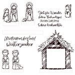 Weihnachtskrippe Teil 1 - Laser - Plotter