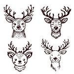 Rentiere - Laser - Plotterdatei