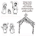 Weihnachtskrippe Teil 1 - Variante B - Laser