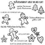 Plätzchenzeit - Lebkuchen - Bundle 4 in 1 - Laser - Sublimation - Plotter