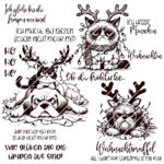 weihnachtliches Chaos - Laser - Sublimation