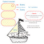 Einleger für die ovalen Tabletts + Geldgeschenk Schiffchen - Laser