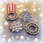 Adventskranz to go - Laser