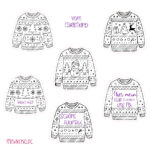 Paketanhänger Sweater - Laser - Plotter